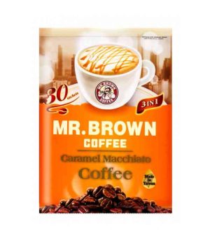 Mr. Brown Coffee Caramel Macchiato Flavor Instant Coffee 30sachets 15g