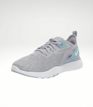 Nike Flex Trainer 9 Women's Training Shoe Size 8.5 GrayGreen