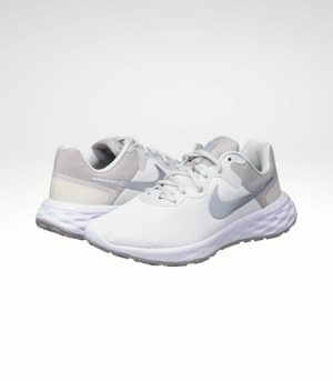 Nike Revolution 6 Next Nature Premium Size 7 White Photon Dust Amethyst Ash