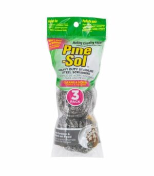 Pine-Sol HD Scrubbers Stainless Steel 3pk (1)