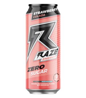Raze Energy Zero Sugar Strawberry Colada 16oz