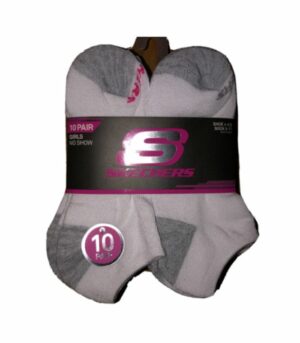 Skechers Girls No Show 10 Pair