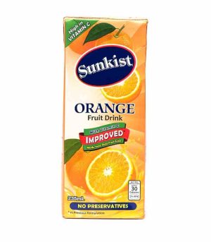 Sunkist Orange Tetra Pack 235ml