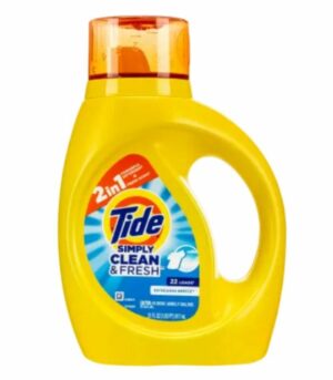 Tide 2in1 Powerful Detergent Simply Clean & Fresh Refreshing Breeze 917mL