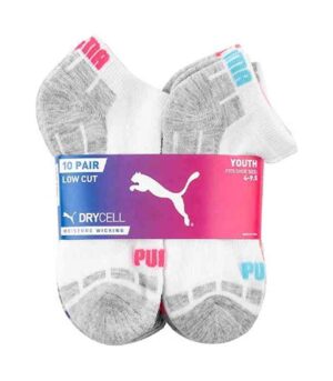 puma no show girls socks