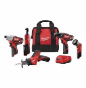 Milwakee Special Kit M12 5 tool combo kit