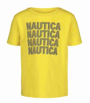 Nautica Yellow Shirt Large